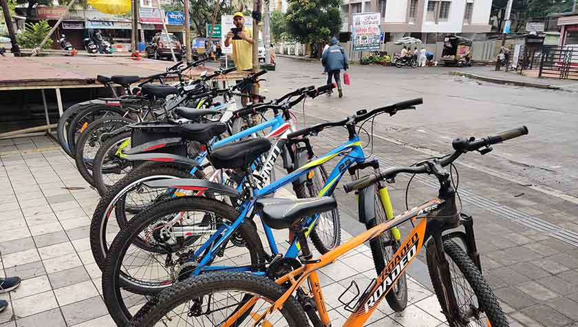 Bavdhan cyclists ready to bring-in 'No-Vehicle Sunday'!
