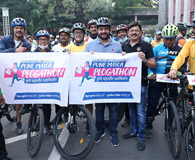 PMC’s Plogathon Cycle rally