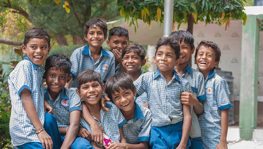 Maharashtra Kids cheer joyfully as they sing, “School chalein hum!!!”