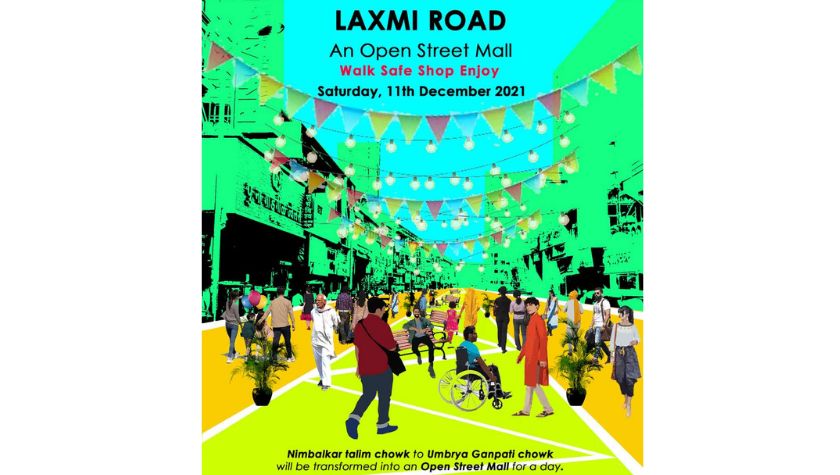 Laxmi road will turn into a street mall this Saturday & no vehicles are allowed!