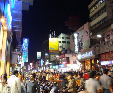 Laxmi road will turn into a street mall this Saturday & no vehicles are allowed!