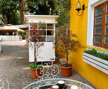 Cotton Village's café extension at Prabhat Road transports you to Pondicherry
