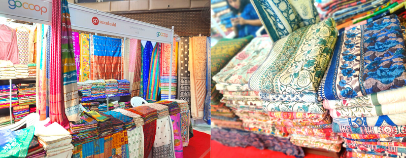 You must visit Go Swadeshi exhibit if you love Indian handlooms!