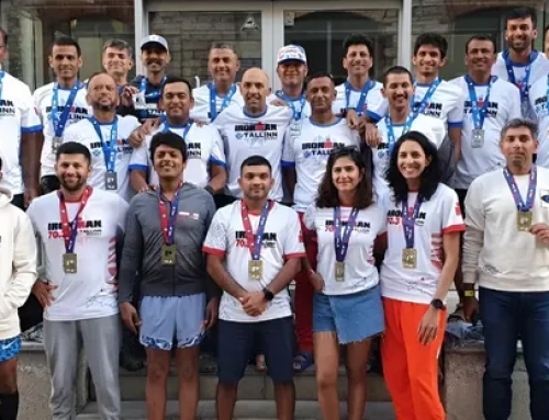 Record! 26 Punekar athletes finished Iron Man in Tallinn, Estonia