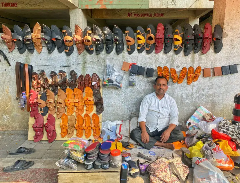 Kolhapuri shop chappal shop