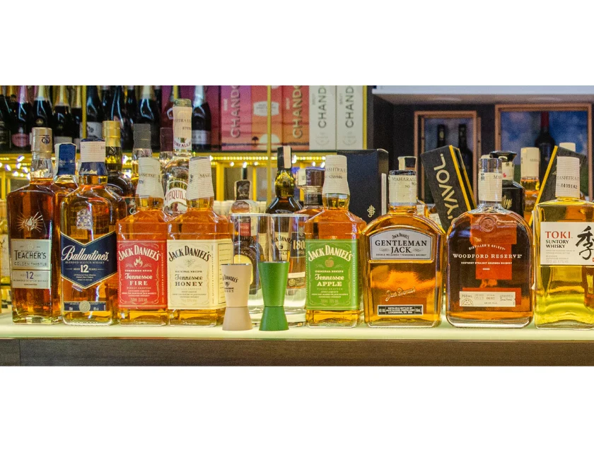 This is the largest ever variety of whiskey & rums in Pune!