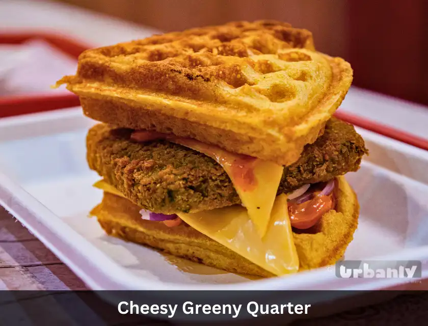 Golden Quarter Waffle Burger Kharadi