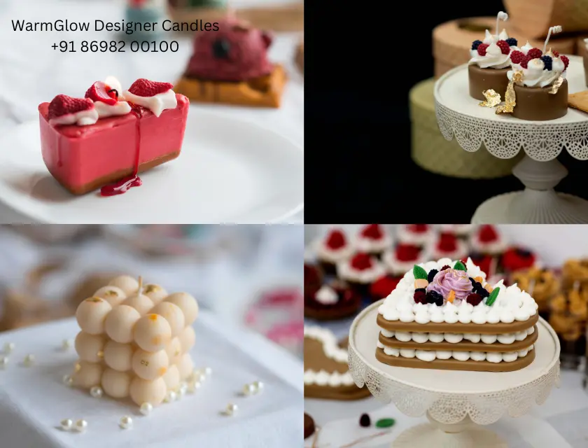 Can you believe that these desserts are actually scented candles!