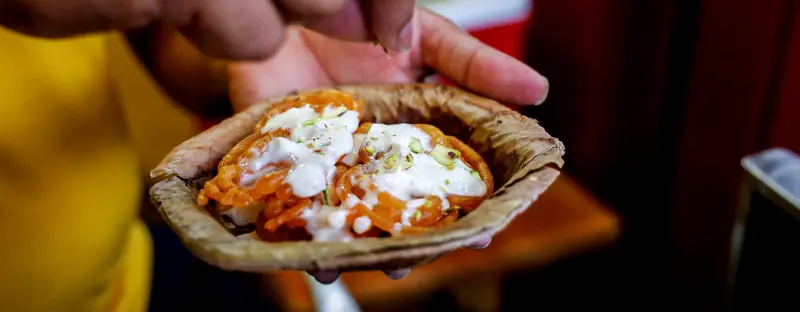 Nanhebhai on MG road only serves the freshest Jalebi Rabri!