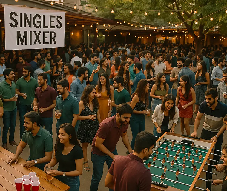 Be at Pune's biggest singles mixer this friday at Balewadi & it's free!