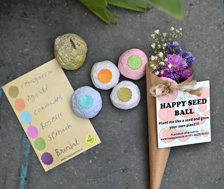 Alas, a bouquet which won’t go to waste; it turns into a tree!