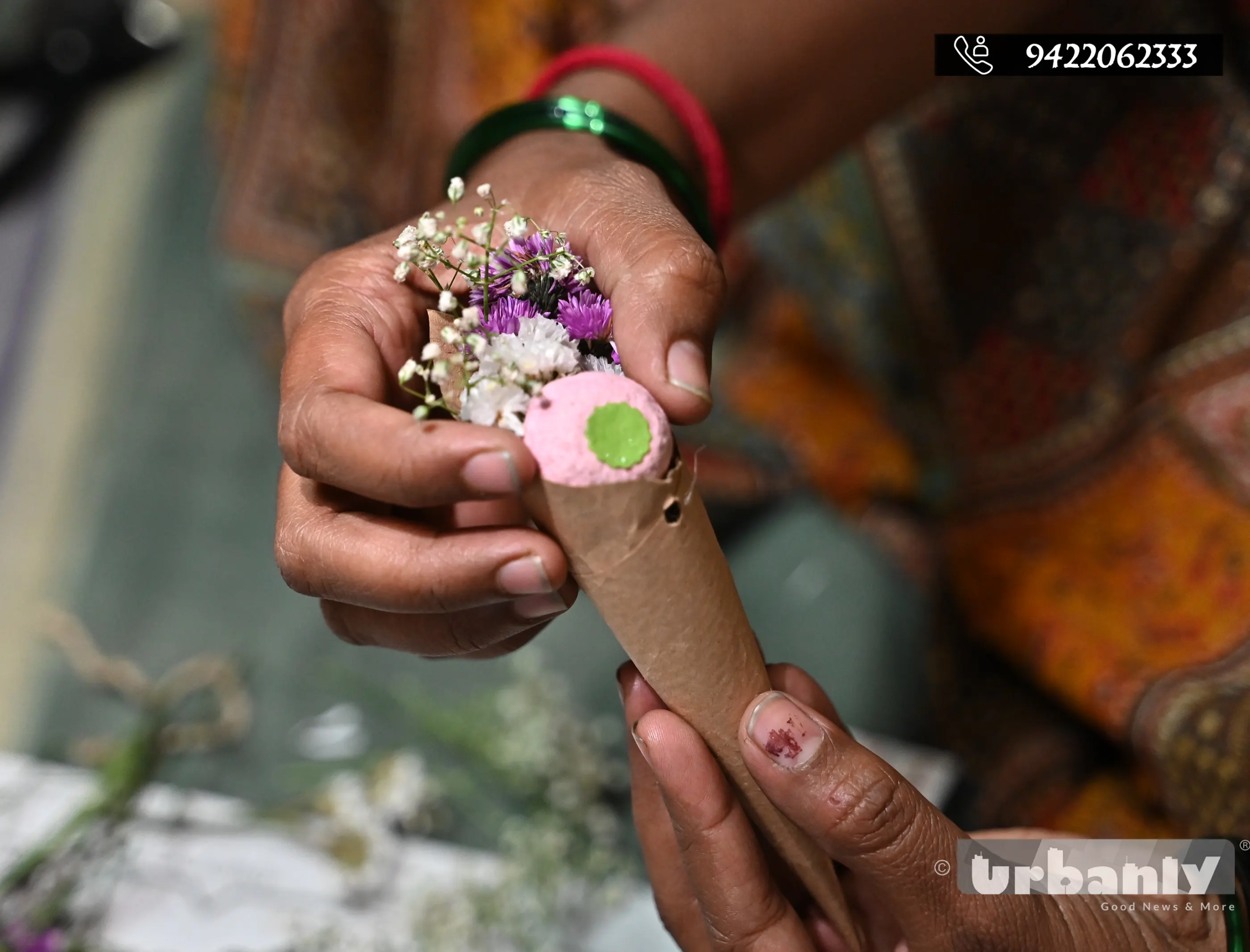 Alas, a bouquet which won’t go to waste; it turns into a tree!