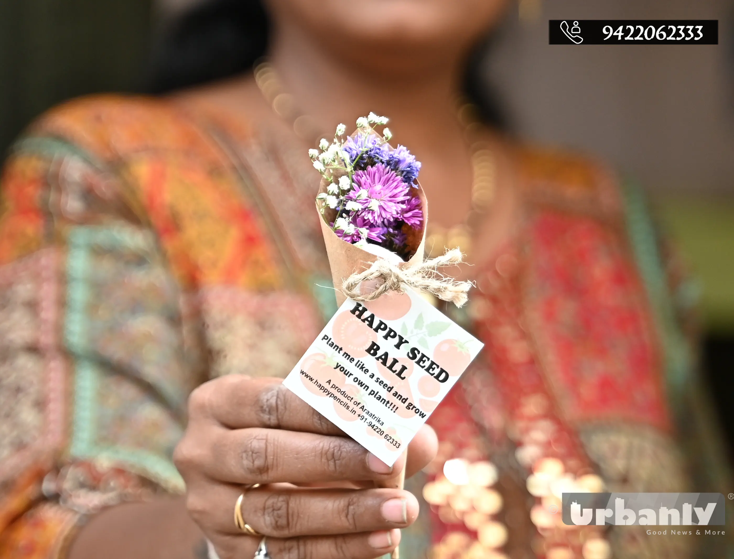 Alas, a bouquet which won’t go to waste; it turns into a tree!