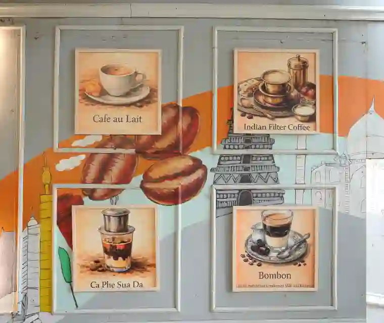 Pune's new Cafe CAW-Coffee Around World, has it in the name!